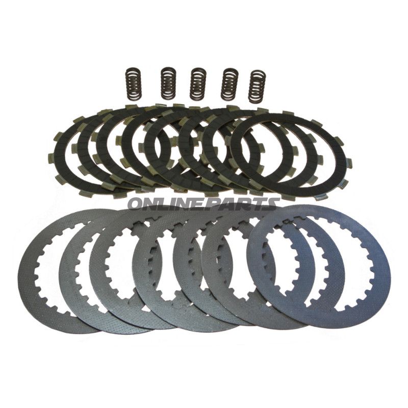 Koblingssæt EBC 745.43.82 DRCF163 Carbon lameller fjeder skiver