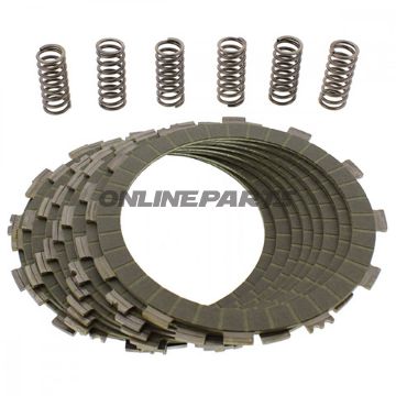Billede af Koblingskit EBC SRC Aramid lamelplader & fjedre 745.80.76 SRC093