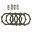 Koblingskit EBC SRC 745.82.18 Aramid lamelplader og fjedre