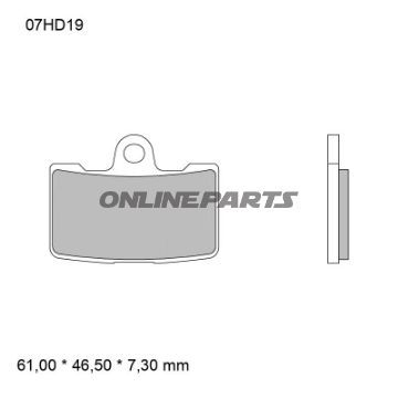 Bremseklodser Brembo SA sinter forude 737.06.31