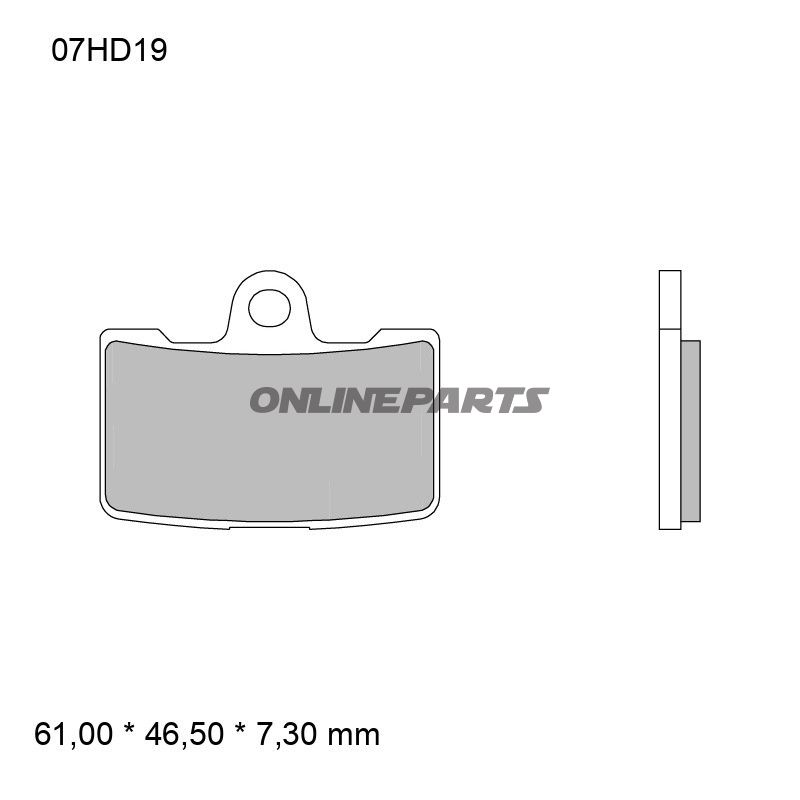 Bremseklodser Brembo SA sinter forude 737.06.31