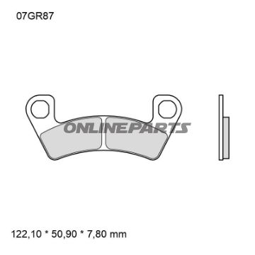 Bremseklodser Brembo sinter 737.05.90