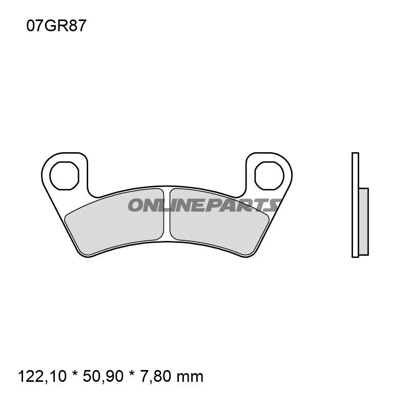 Bremseklodser Brembo sinter 737.05.90