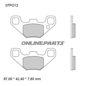Bremseklodser Brembo sintrede SD 737.08.89