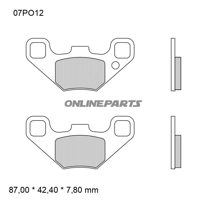 Bremseklodser Brembo sintrede SD 737.08.89