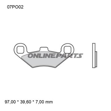 Bremseklodser Brembo sinter 737.08.76