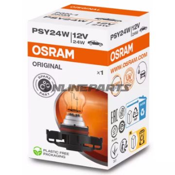 24 W orange pære Osram PSY24W PG20/4 12 V