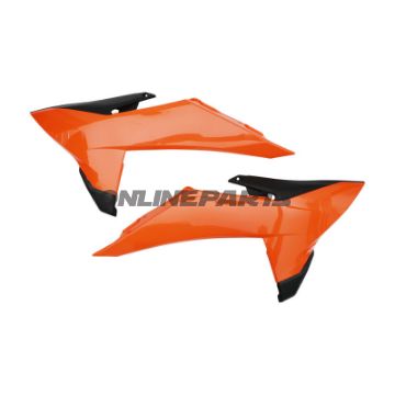 Kølerafdækning Polisport orange/blå 716.41.26