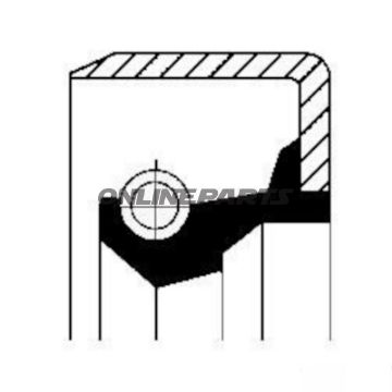 Simmering Corteco 735.20.41 – 28 x 40 x 8 mm