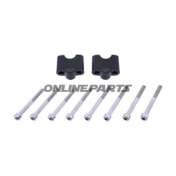 Styrholder 35 mm sort LSL til 22 mm styr