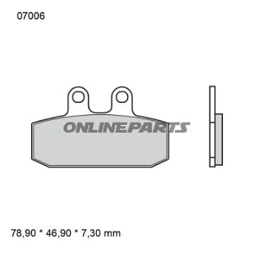 Brembo bremseklodser 737.02.41 CC organisk