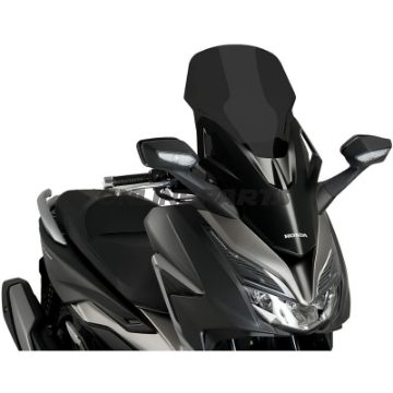 Forrude Puig 774.30.76 mørk røggrå til Honda NSS 350 A Forza