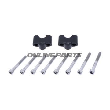 Styrholder 35 mm sort LSL til 22 mm styr