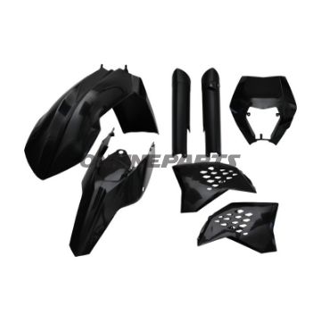 Plastikkit Polisport sort 716.40.50
