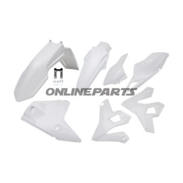 Plastikkit Polisport 716.40.63 hvidt restyling-kit