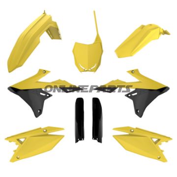 Plastikkit Polisport gul/sort 716.40.67
