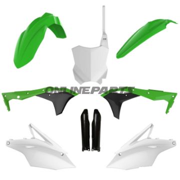 Plastikkit Polisport grøn/sort/hvid 716.40.88
