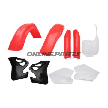Plastikkit Polisport rød/hvid/sort 716.41.10