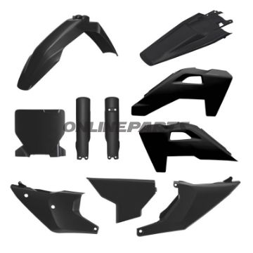 Sort plastikkit Polisport 716.41.55