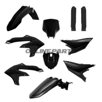 Plastikkit Polisport sort 716.41.89