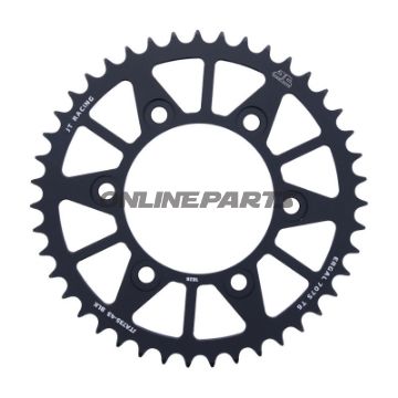 Tandhjul JT Sprockets 43 tænder, 520, sort aluminium